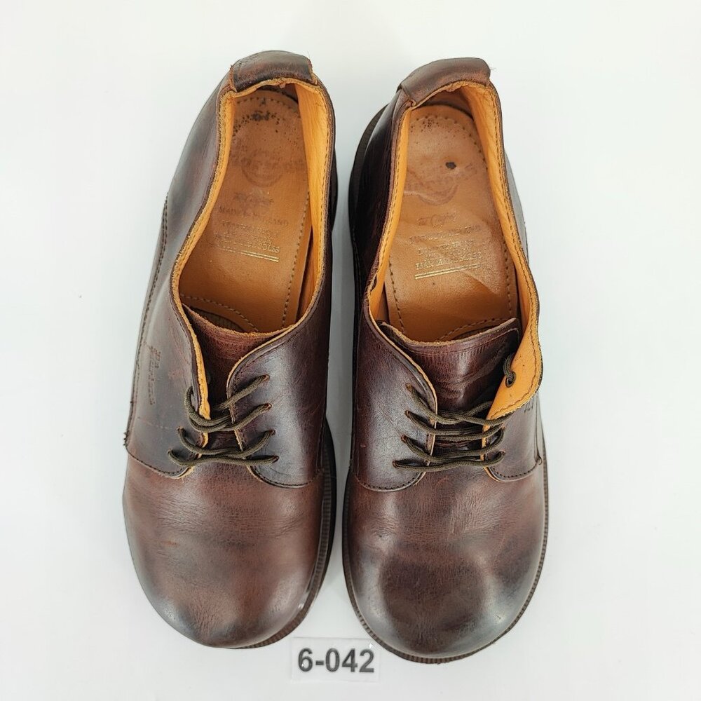 Dr. Martens Women's Size 8B US Leather Brown Block Heel Shoes Casual SM8461 - Picture 2 of 10